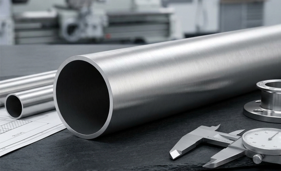Titanium stabilized grade 430Ti ferritic stainless steel round tubing stock